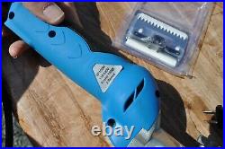 Large PROFESSIONAL POWER CLIPPER w 3 BLADES Horse Cattle Sheep Goat LIKENEW