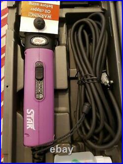 Lister Shearing Star by Wahl Cattle CLIPPER KIT SET Goat Horse Dog purple NEW