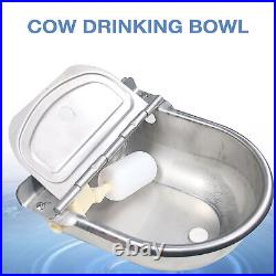 Livestock Cattle Horse Drinker Bowl Automatic Water Outlet Animal Stainless Stee
