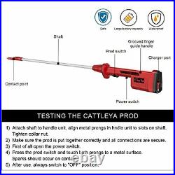Livestock Prod Electric Cattle Prod Rechargeable Safety Animal Hot Shot with 28in