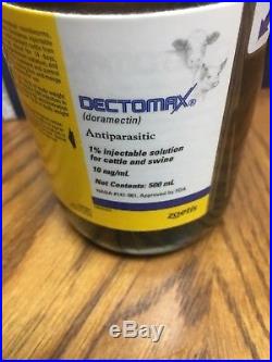 NEW DECTOMAX ANTIPARASITIC 1% INJECTABLE SOLUTION CATTLE & SWINE 10 mg/ml 500ml
