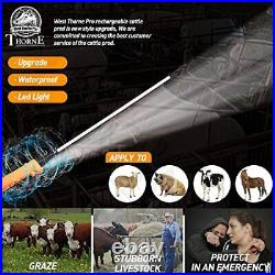 NEW West Thorne Pro Livestock Prod, Newest Waterproof Cattle Prod Stick with