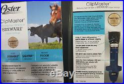 New OSTER CLIPMASTER VARIABLE SPEED CLIPPER FULL KIT CATTLE HORSE DOG
