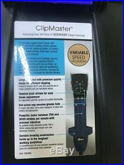 Oster Clipmaster Variable Speed Clipper with Box Cattle Horse Dog