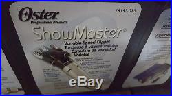 Oster Showmaster Sheep Shearing Animal Cattle Clipper Variable Speed Show Master