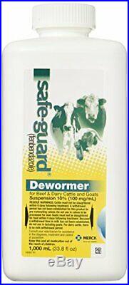 Premium Safe-Guard Dewormer Suspension for Beef, Dairy Cattle and 1000