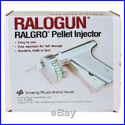 Ralgro Beef Cattle Implant, Increase Weight Gain With Pellet Injector, 24 Dose