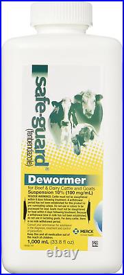 Safe-Guard Dewormer Suspension for Beef, Dairy Cattle and Goats, 1000Ml