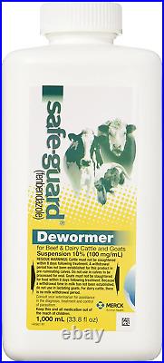 Safe-Guard Dewormer Suspension for Beef, Dairy Cattle and Goats, 1000Ml