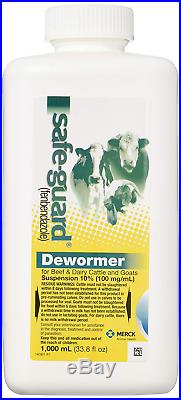 Safe-Guard Dewormer Suspension for Beef, Dairy Cattle and Goats, 1000ml
