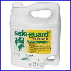Safeguard Dewormer for Cattle Intestinal Parasites Worms Fenbendazole 10% Gallon