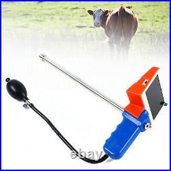 Stainless Cows Cattle InseminationGun Kit HD Screen Adjustable Probe length 34CM
