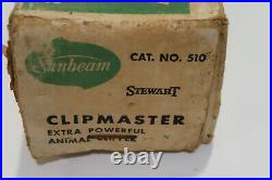 Sunbeam Stuart Clipmaster 510 Animal Cattle Livestock Sheep Shears dog