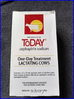 ToDAY (Cephapirin Sodium) Mastitis Treatment for Lactating Cows & Goats