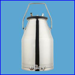 USA 25L Milker Bucket Tank Milking Barrel+ L80 Pneumatic Pulsator For Farm Cows