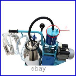 USED Stainless Steel Piston Milker Electric Milking Machine for Cows Goats Farm