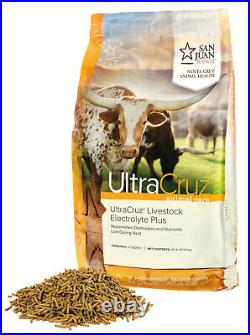 UltraCruz Livestock Electrolyte Plus, 25 lb, Pellet (93 Days)