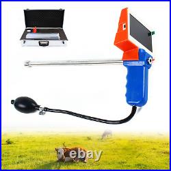 Upgraded Cows Cattle Artificial Insemination Gun Kit withAdjustable HD Screen US