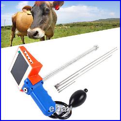 Upgraded Cows Cattle Artificial Insemination Gun Kit with Adjustable HD Screen US