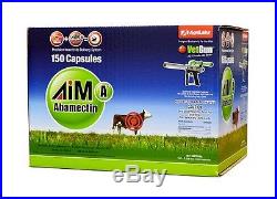 VetGun VetCaps 150 Aim-A GelCaps Cattle Insecticide 150 count Abamectin