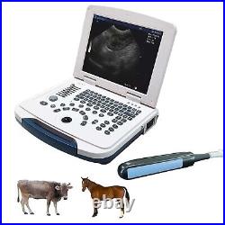 Vet Ultrasound Scanner Machine Scanner 7.5Mhz Rectal Probe for Horse Cattle
