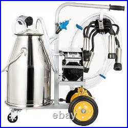 Vevor Electric Milking Machine, Milker Machine 25L, Cow Milking Machine