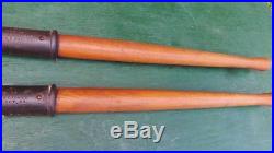 Vintage Cast Iron Wooden Handles Cattle Dehorner Tool JAMES SCULLY POMEROY PA
