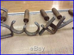 Vintage Set of Numbers Branding Irons Cattle Markers 0-4 & 7-8 Lot Or 7 4 Size