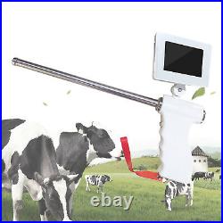 Visual Artificial Cattle Insemination Gun Kit 360° Adjustable 3.5 inch Screen
