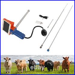 Visual Insemination Kit for Cows Cattle Artificial Insemination Gun with HD Screen
