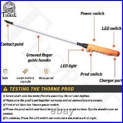 West Thorne Pro Cattle Prod, Newest Waterproof Cattle Prod Stick with LED Lig