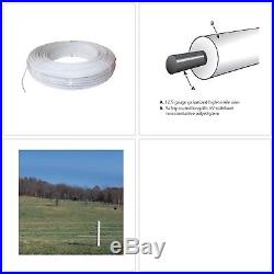 White Horse Cattle Fence Coated High Tensile Wire 1320 ft. 12.5 Gauge Pasture