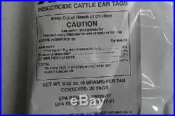 XP 820 Insecticide Cattle Ear Tag Y Tex